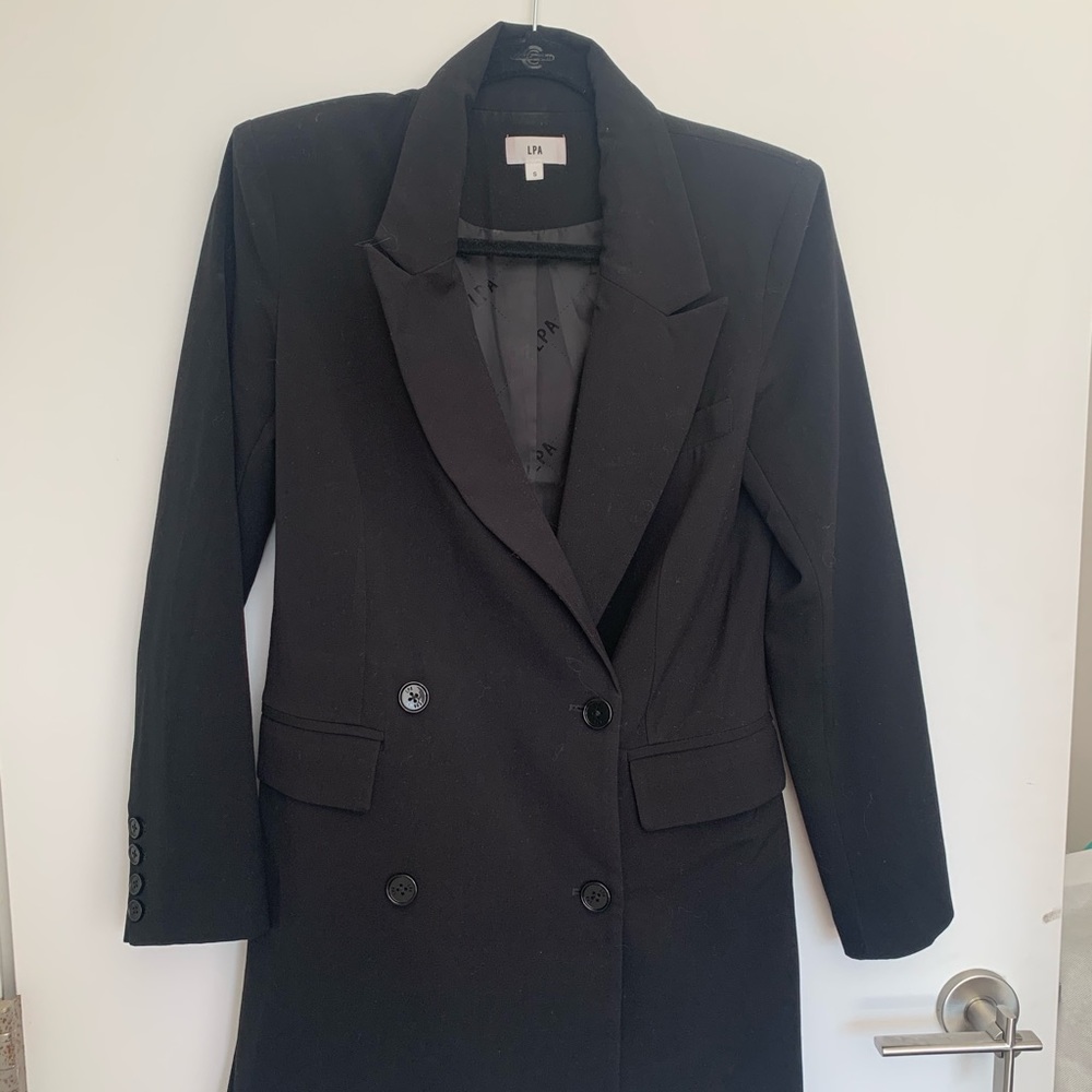 Black long blazer from LPA